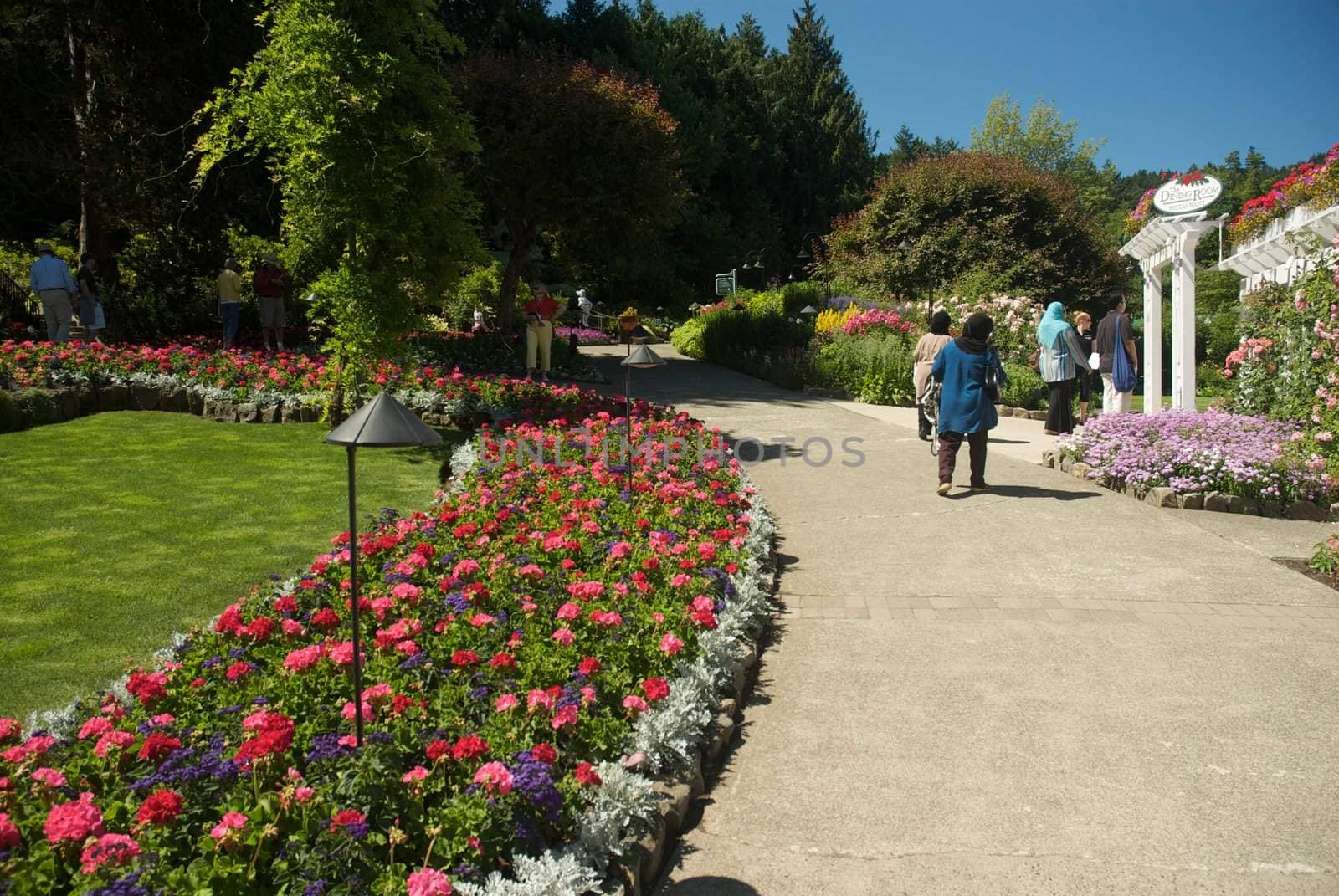 Butchart Garden in Victoria, British Columbia