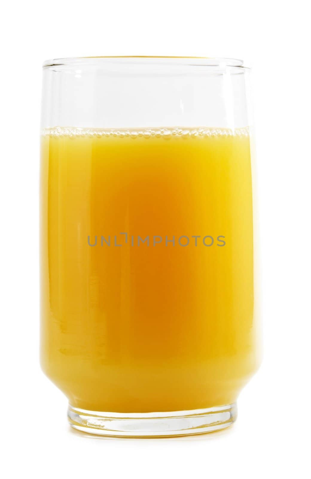 orange juice glass by lanalanglois