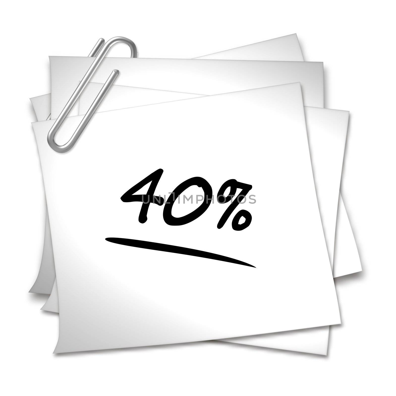 Memo with Paper Clip - 40 % by peromarketing