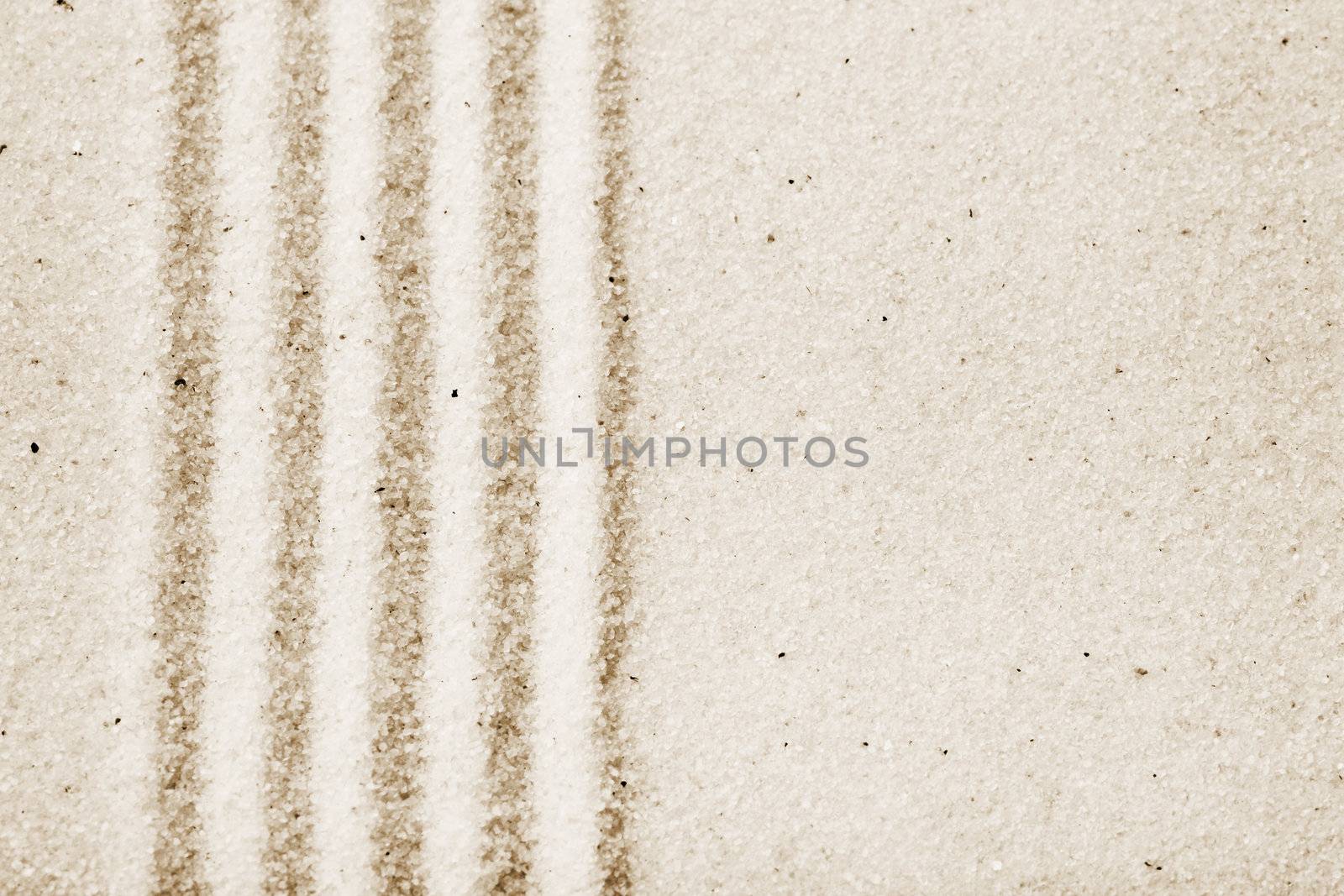 Sand Pattern Background by leaf