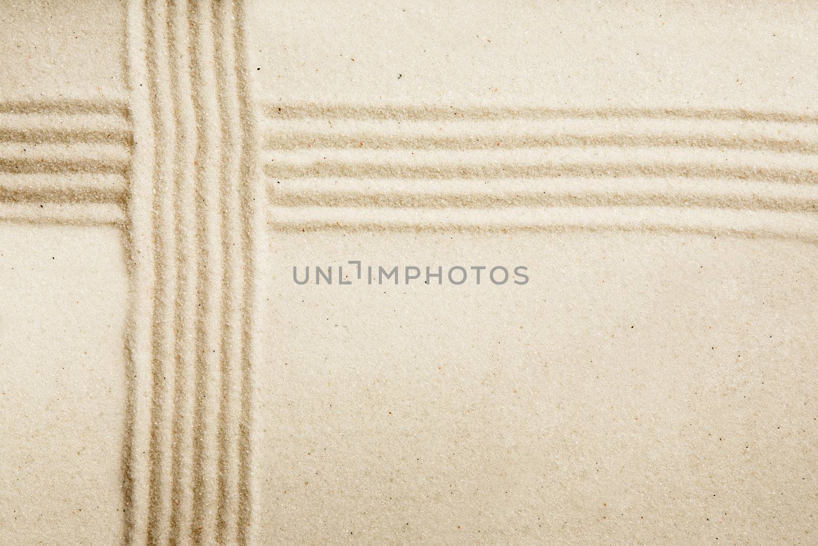 Sand background image - Japanese zen style art