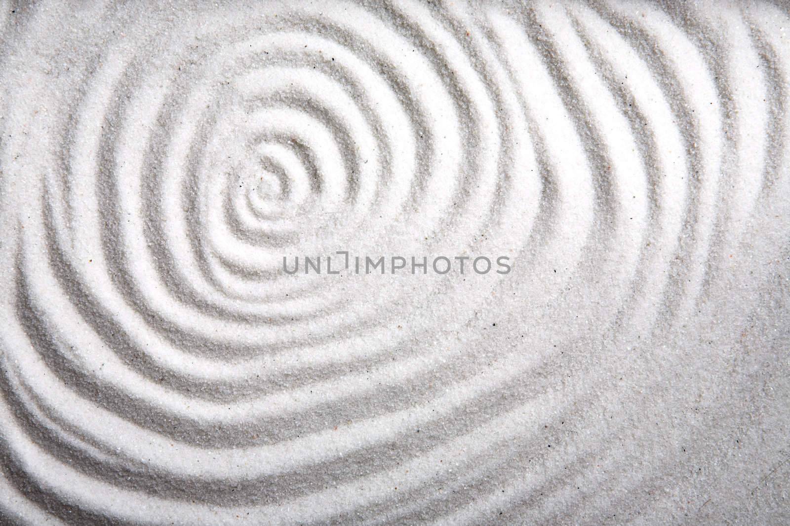 Sand Swirl by leaf