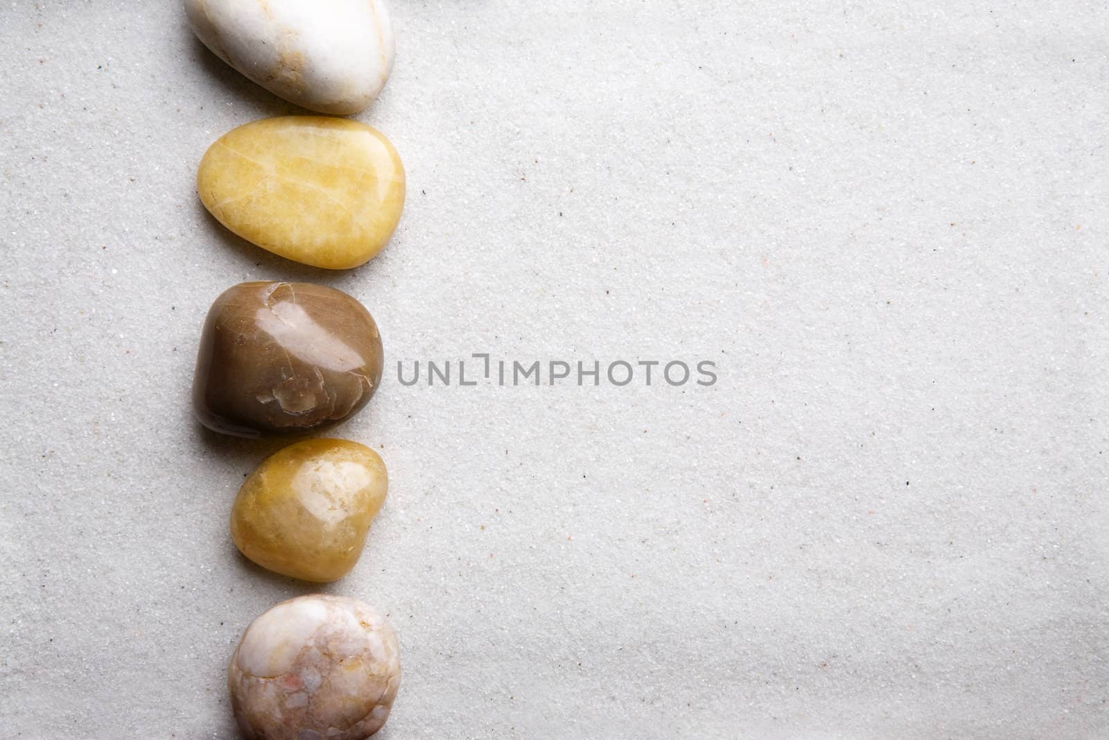 Rock Sand Background by leaf