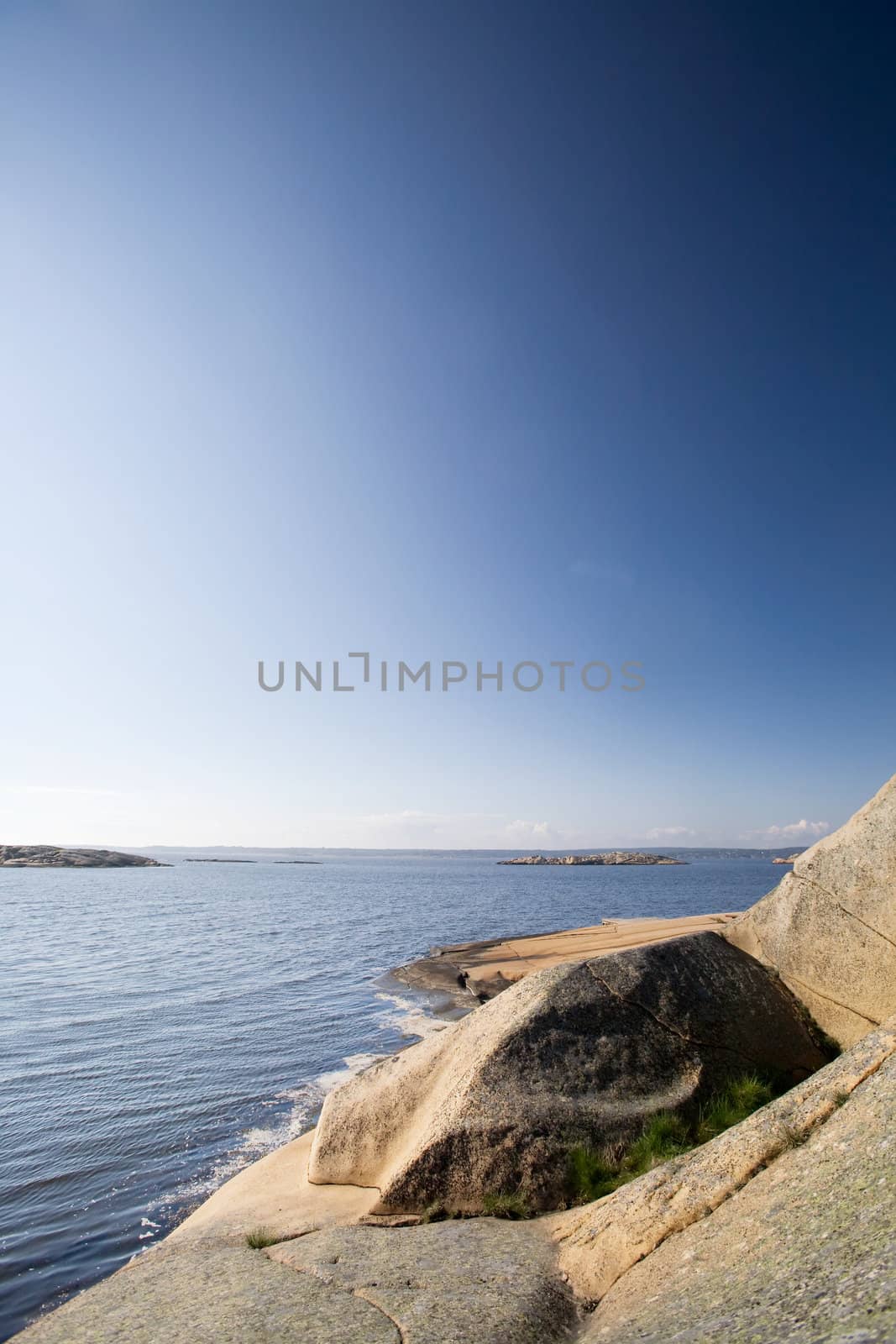 A coastal landscape in the south east of Norway near Fredrikstad
