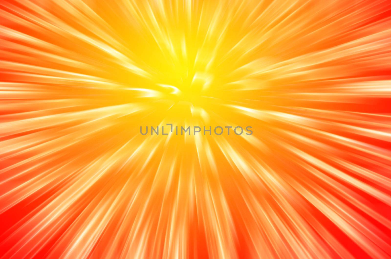 Abstract image of the explosion