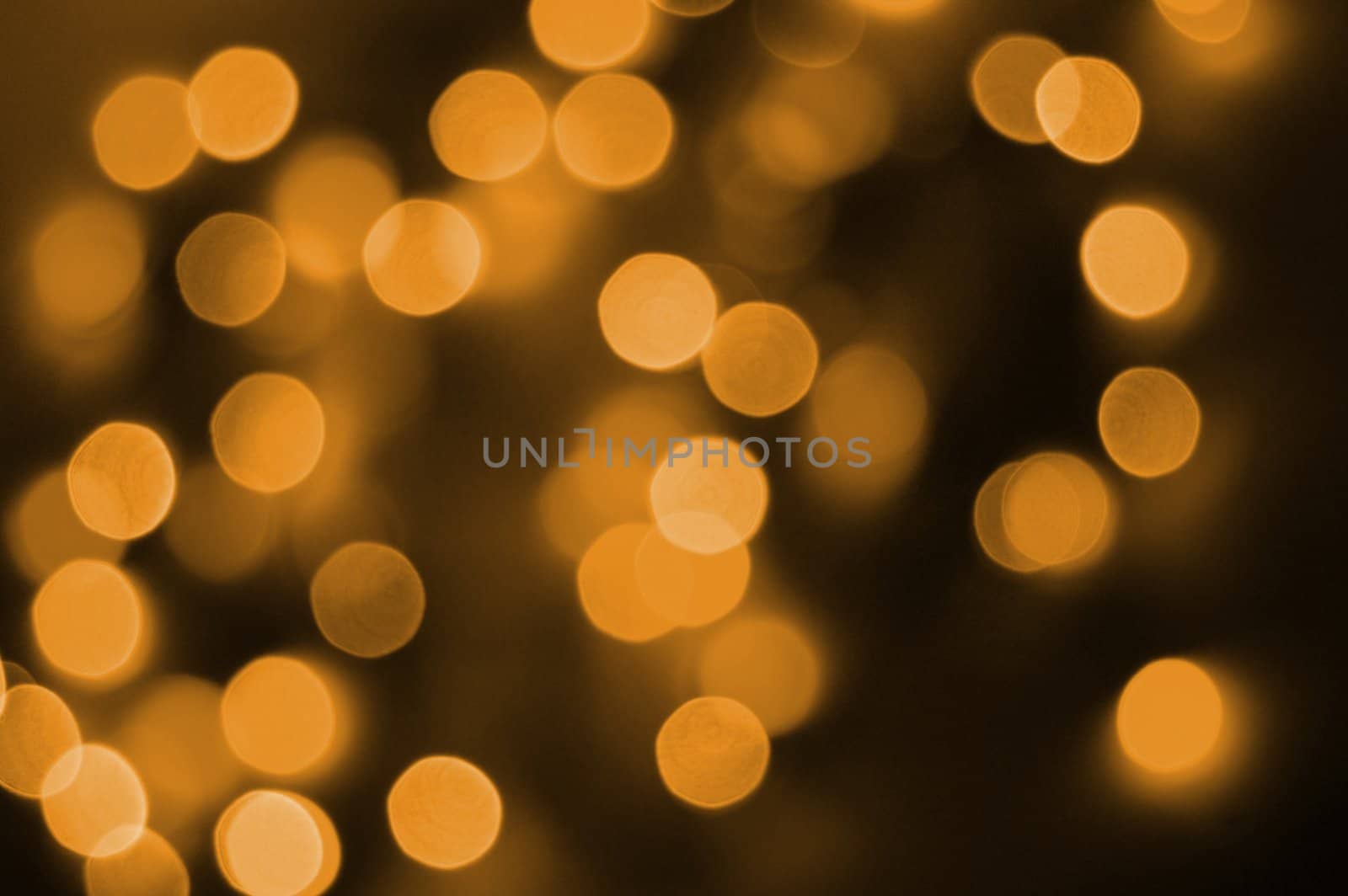 colorful orange abstract holiday lights background