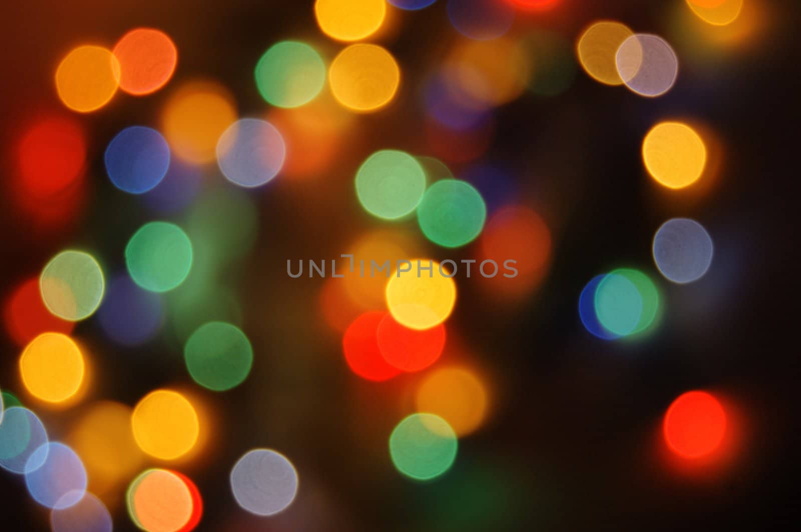 colorful abstract holiday lights background