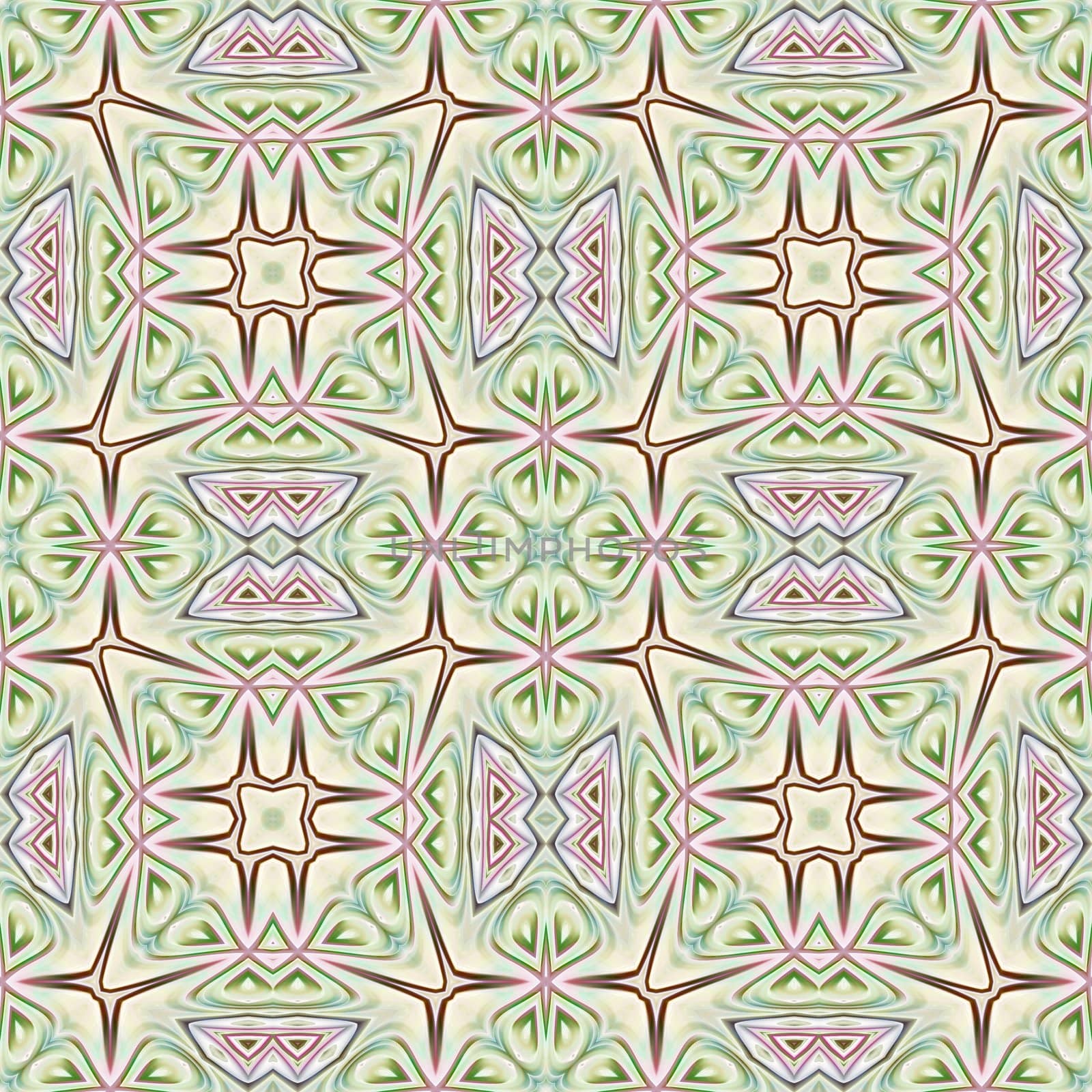 seamless texture of folk art fabric print