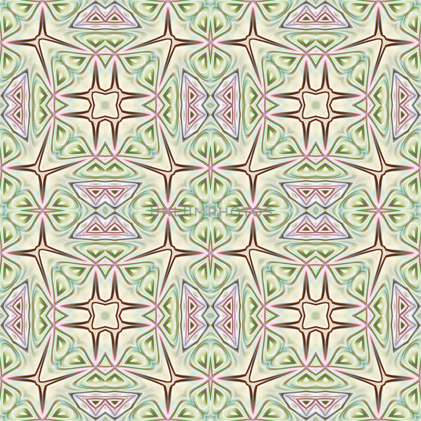 seamless texture of folk art fabric print