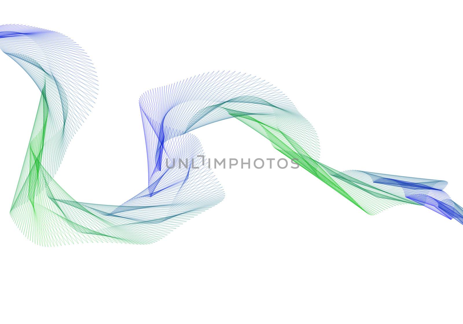 Abstract Lines & Waves Background Design by Trusty