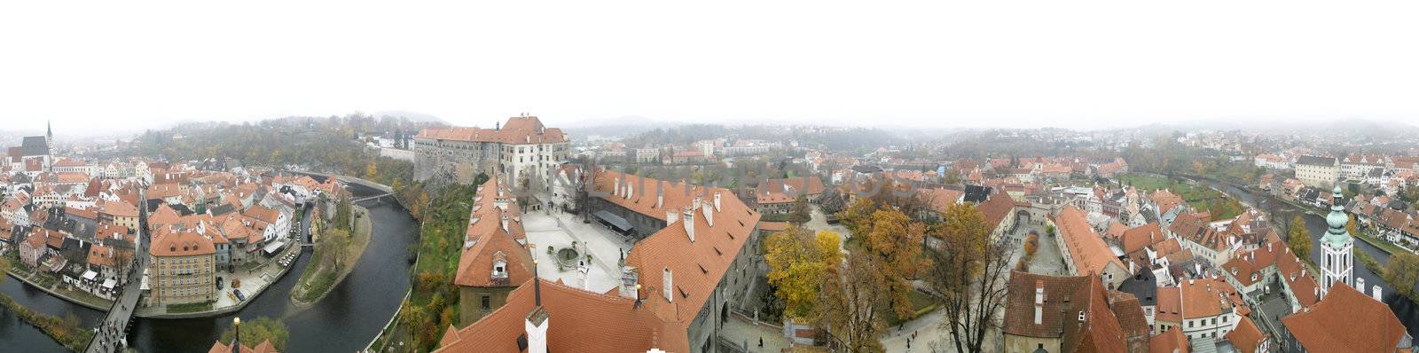 Czech City Panorama by leaf
