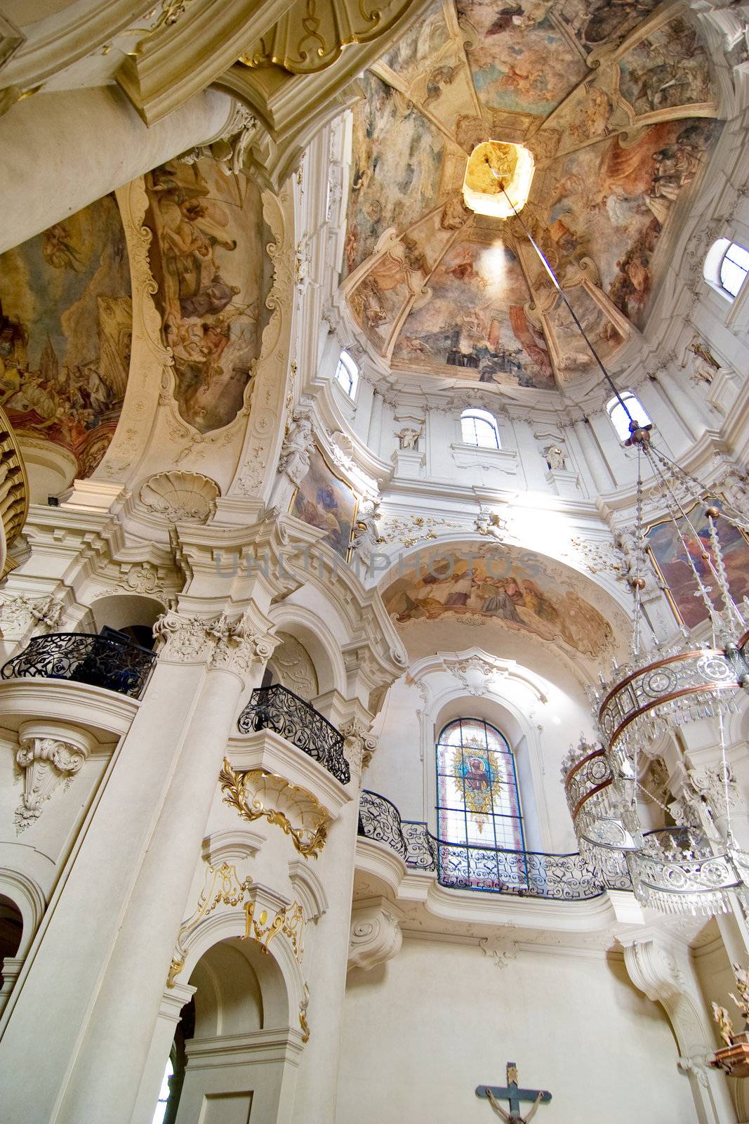 Church of Saint Nicholas in Prague, Czech Republic.