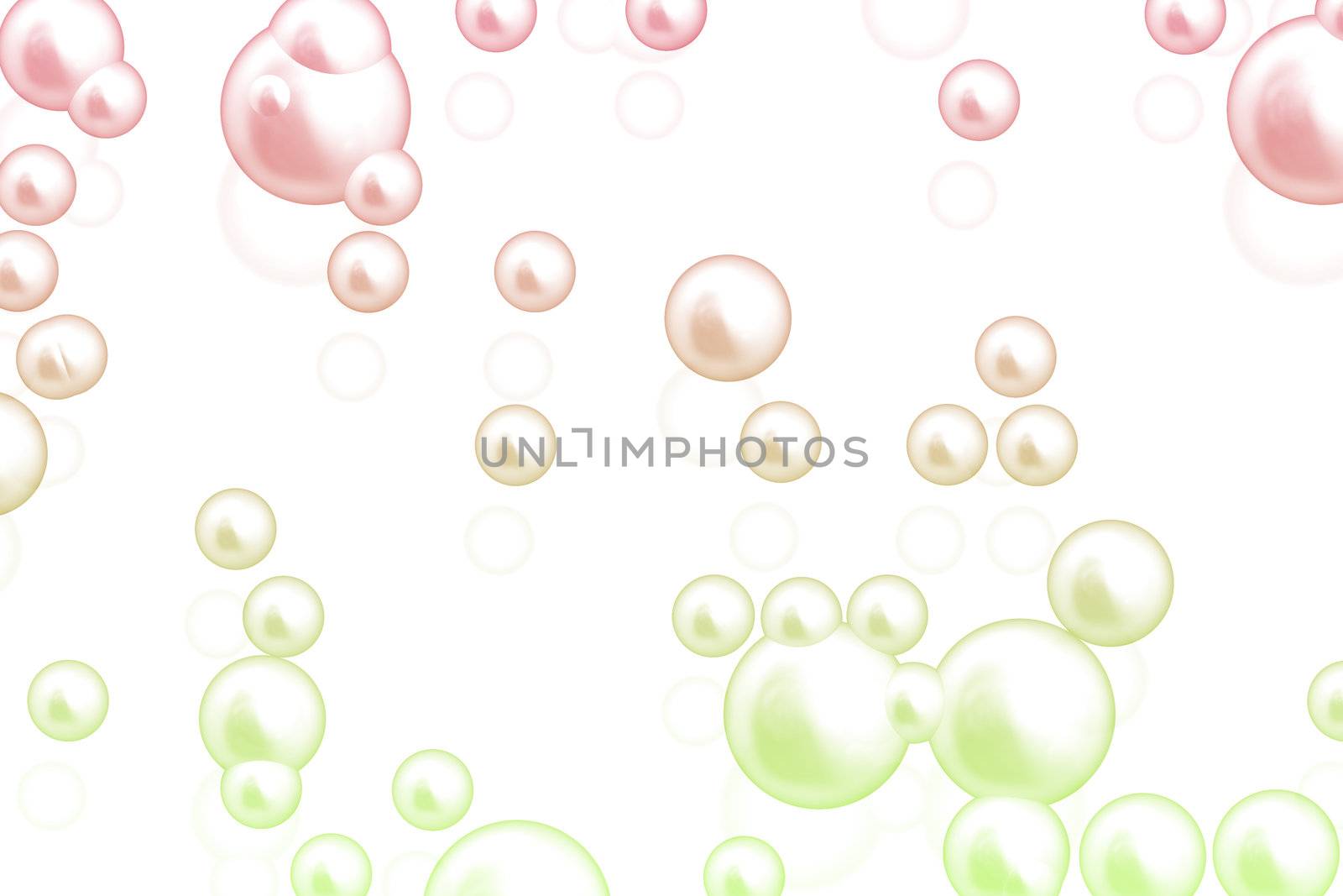 Soda Pop Fun Color Bubbles Abstract Illustration