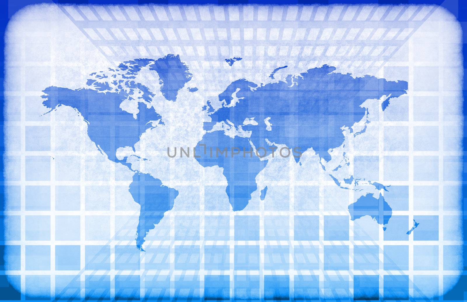 Grunge Map on a Information Technology Abstract