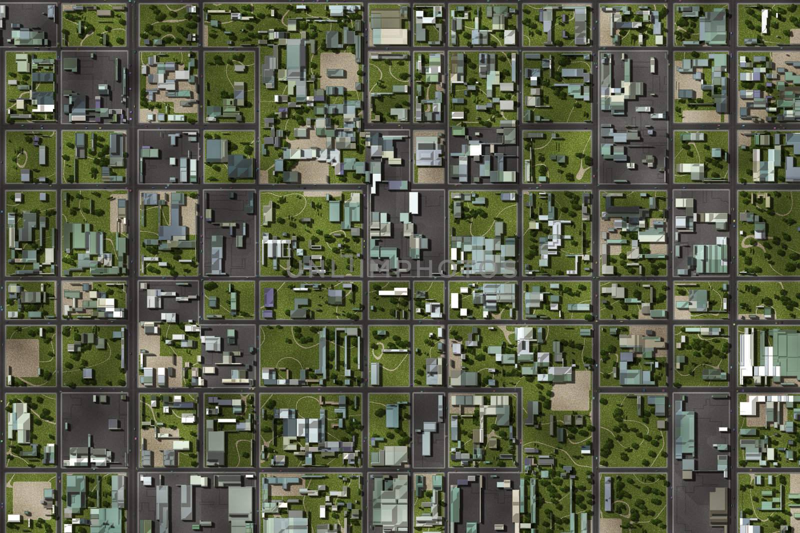 Neighborhood Suburbs Area as a Home Background
