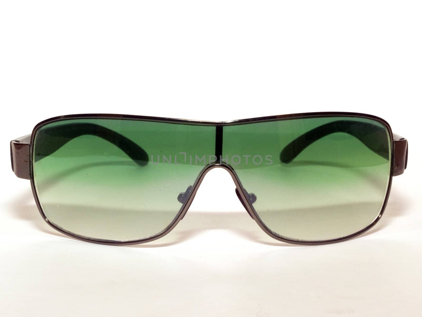 Green sport sunglasses