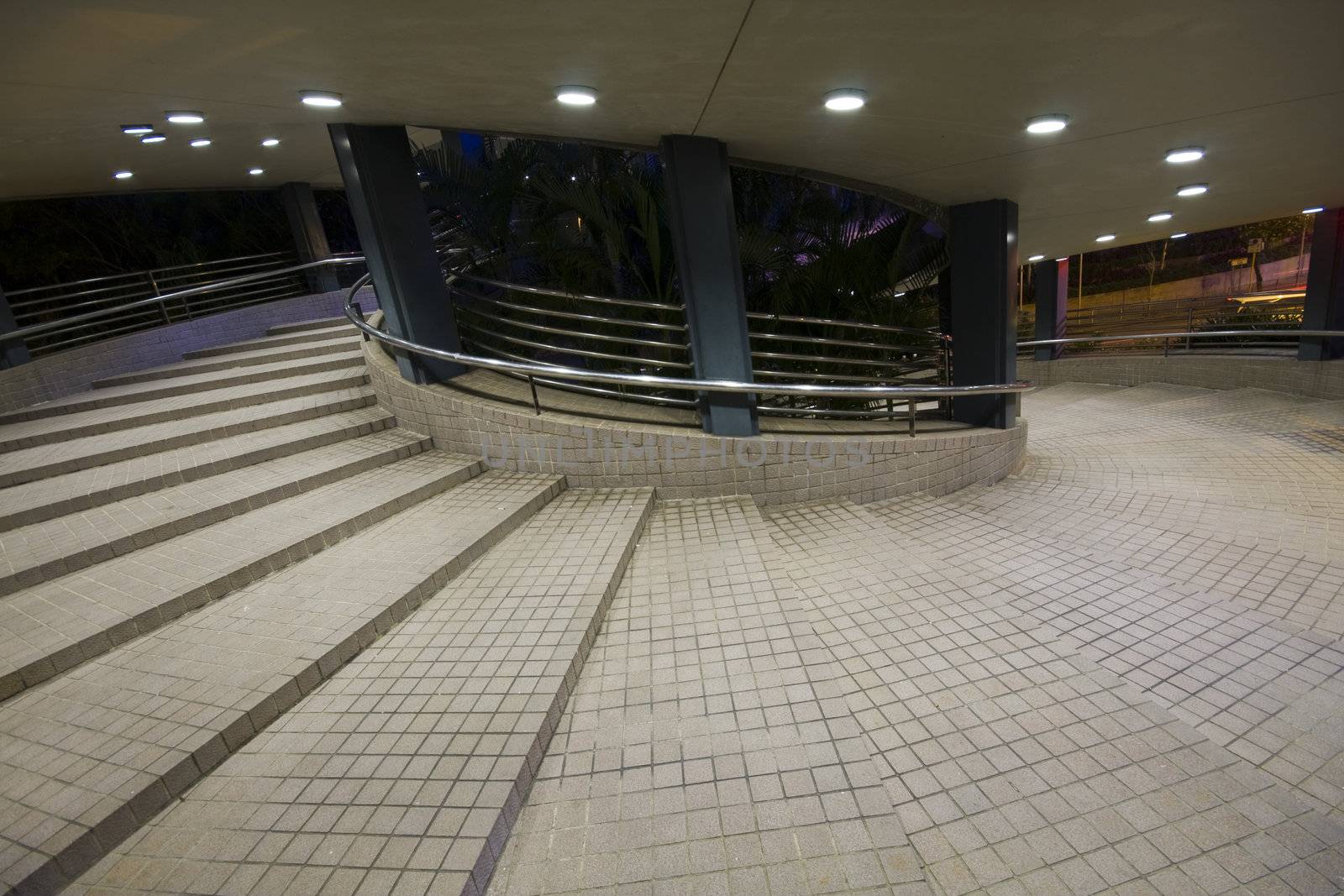 it is a spiral stair in hong kong