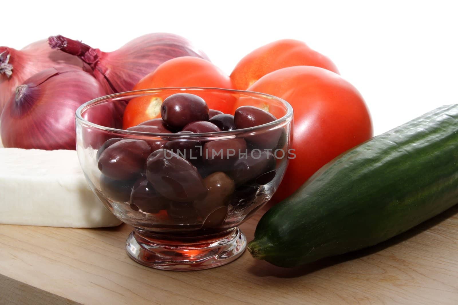 fresh Greek salad ingredient