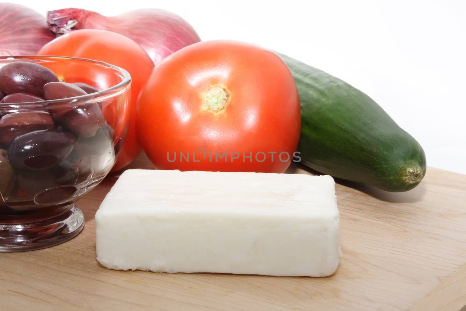 fresh Greek salad ingredient