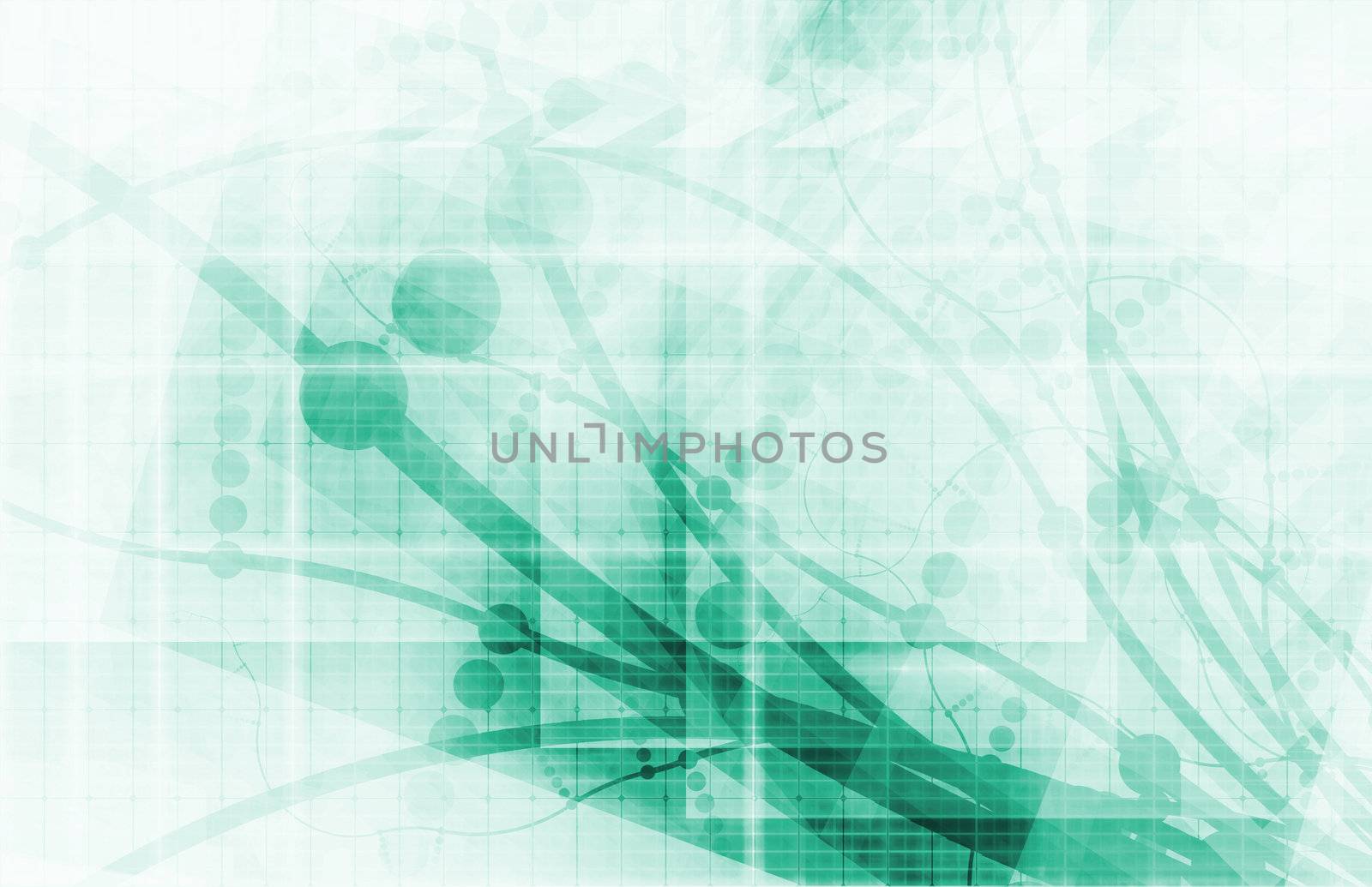 Futuristic Background as a Network Concept Art