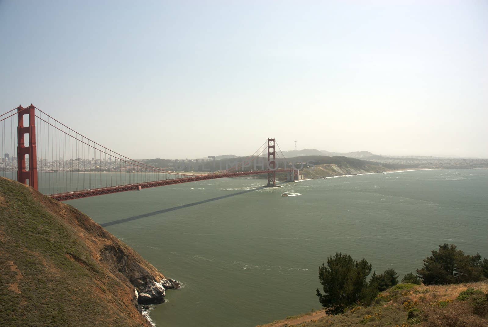 California, San Francisco, Golden Gate Bridge by jedphoto