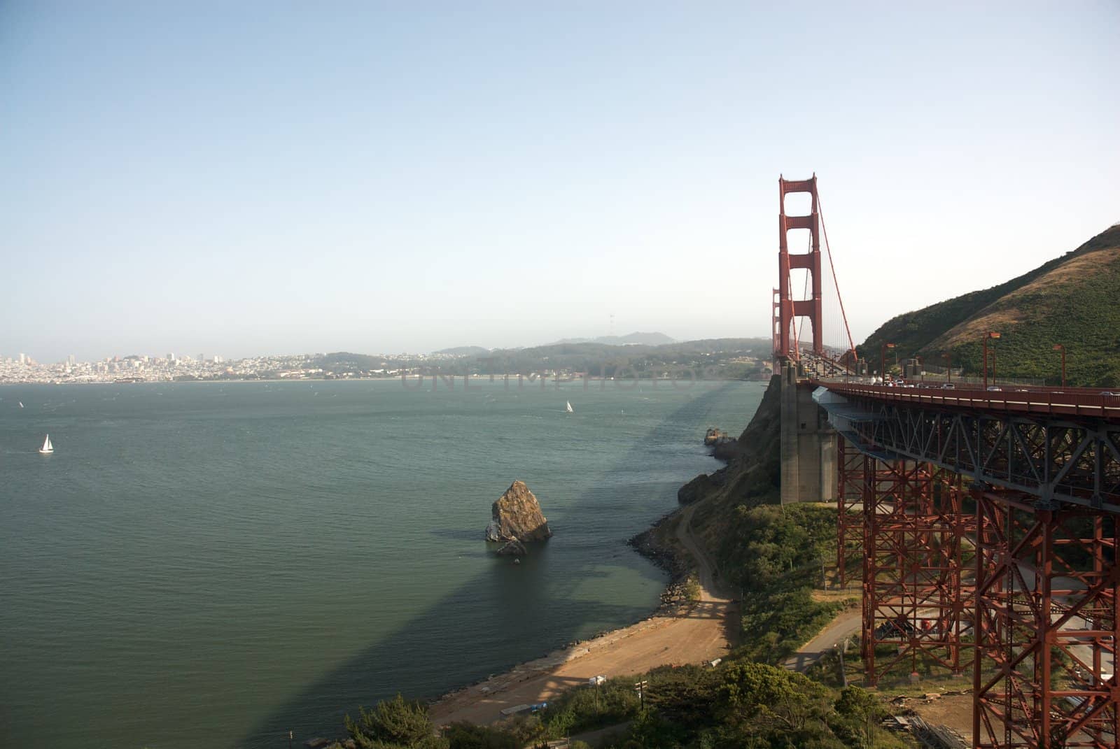 California, San Francisco, Golden Gate Bridge by jedphoto