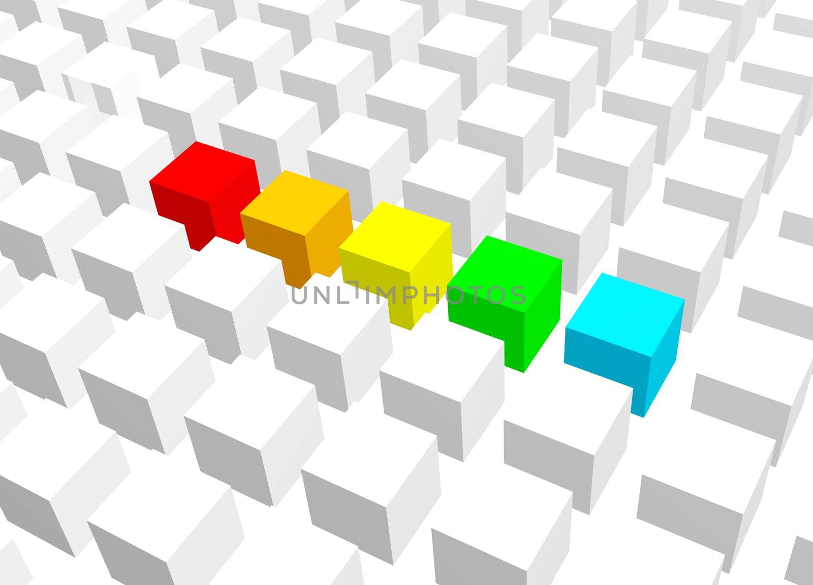 Creativity Business as a Colorful Concept Art