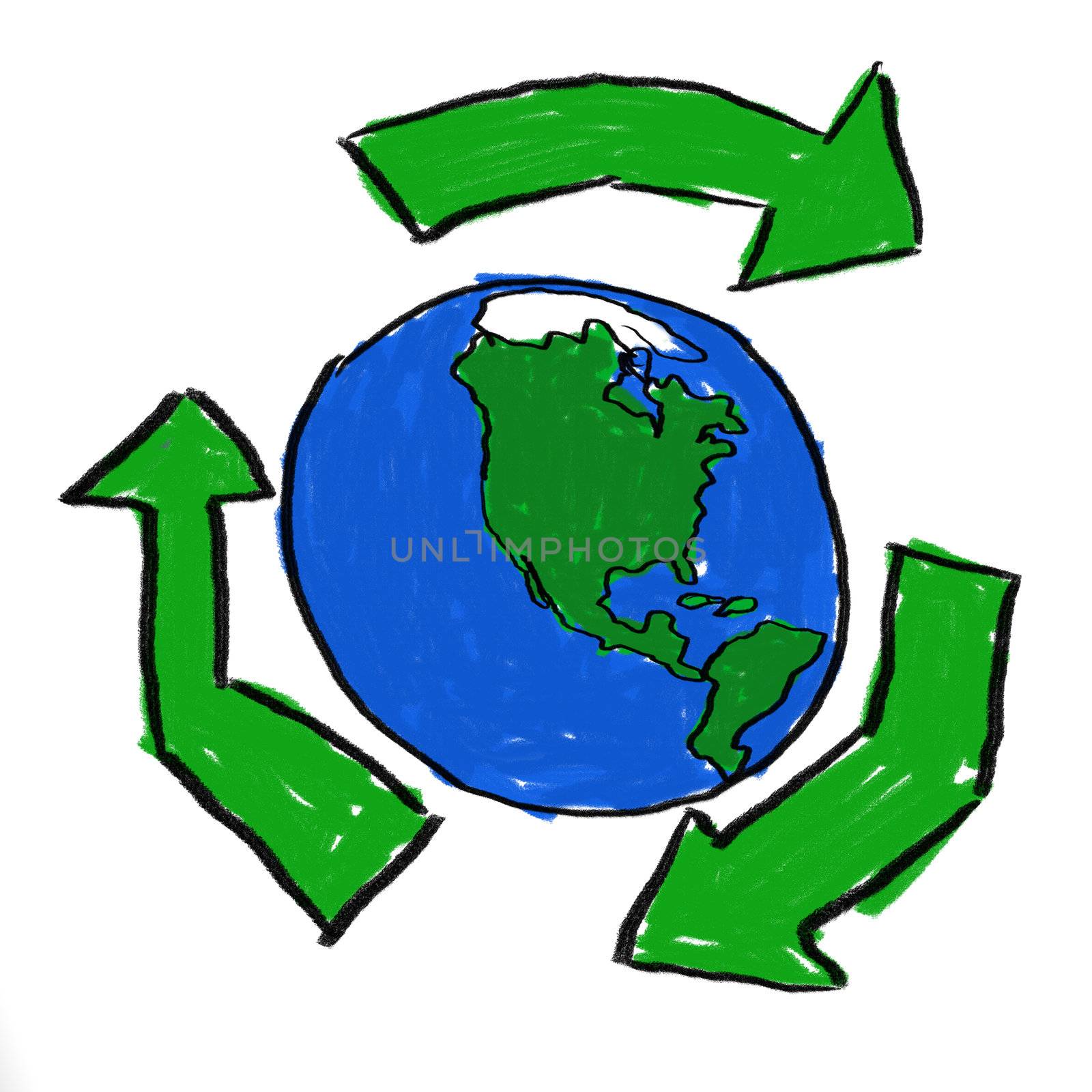 Recycle World by leaf