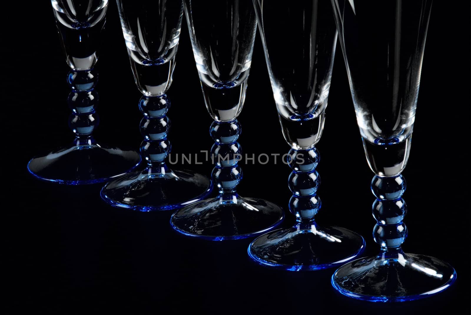 Abstract background  wine glasses to design. Close up.