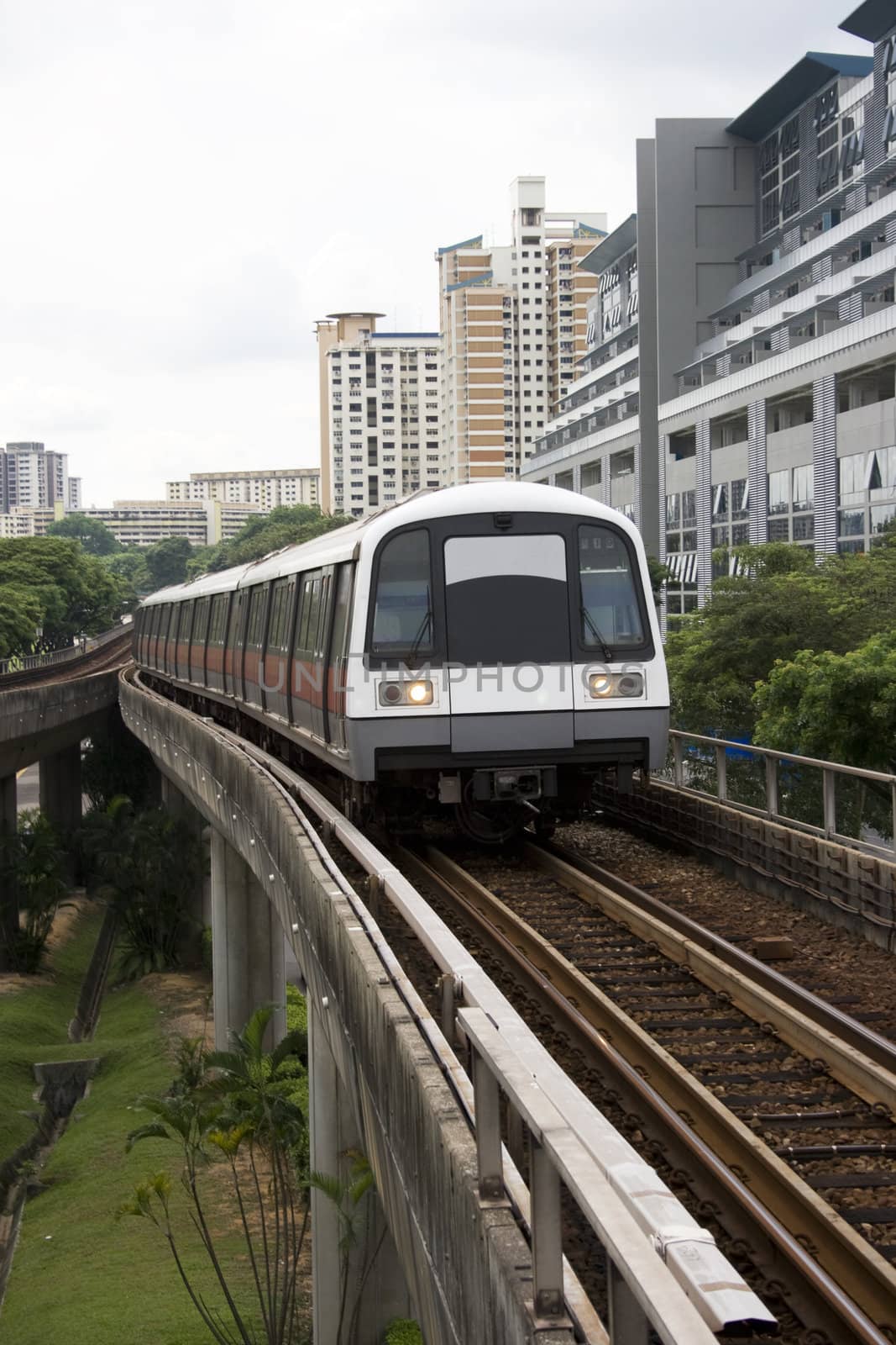MRT, public transport in Singapore.