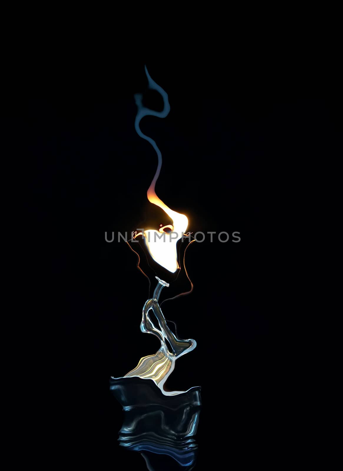 picture of the burning bulb by Mibuch