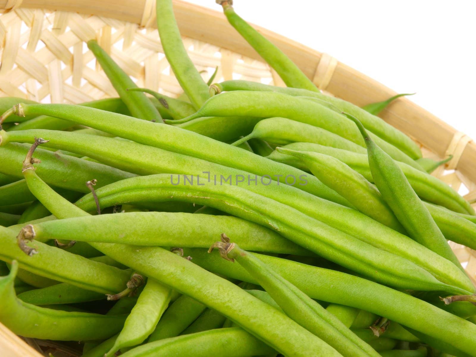 Fresh green beans by dotweb
