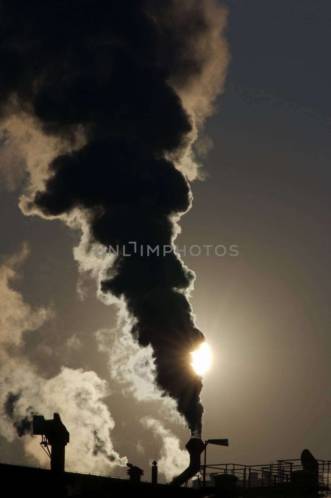 global warming - gaseous air pollution by Mibuch