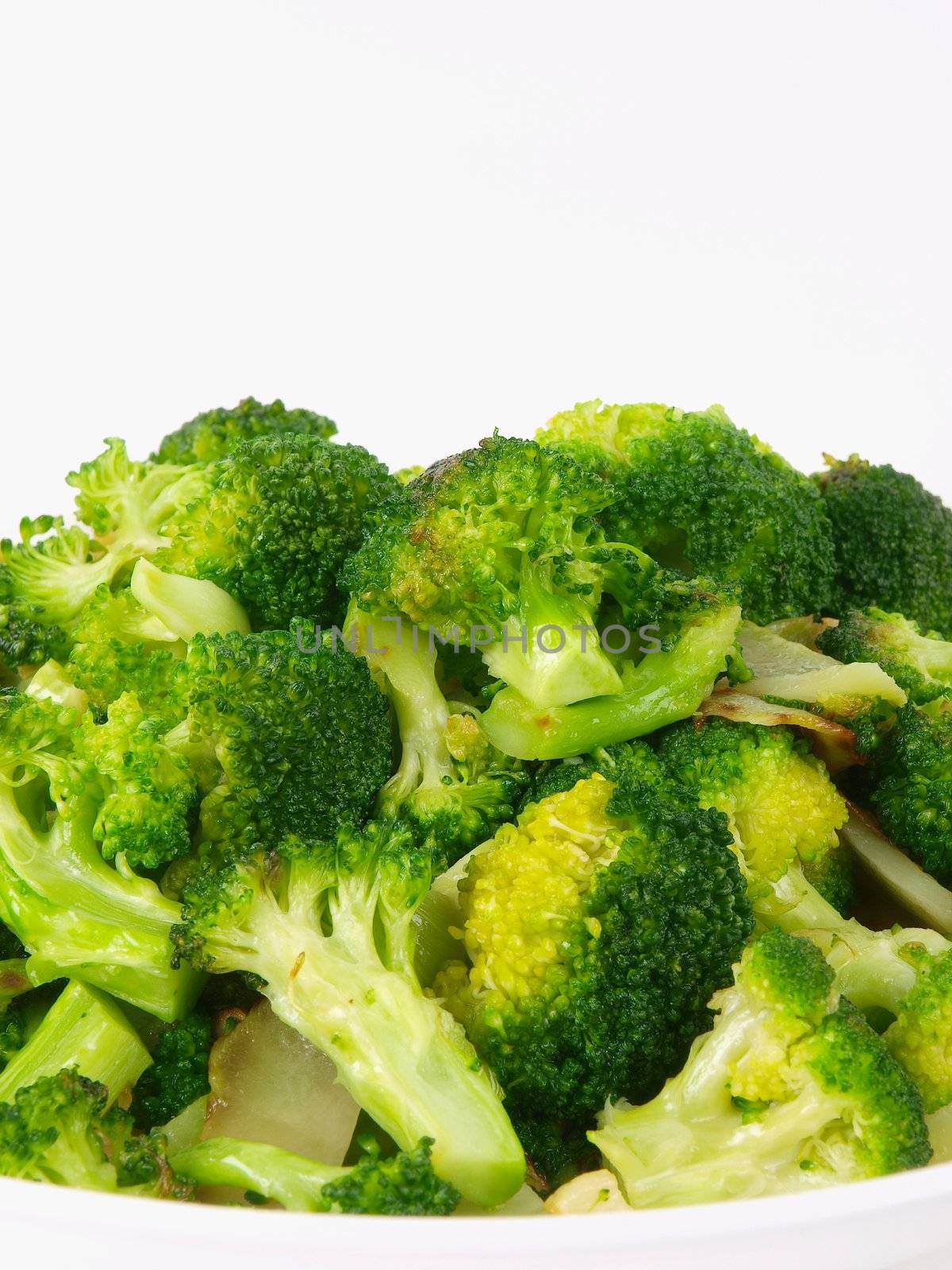 Fried Broccoli by dotweb