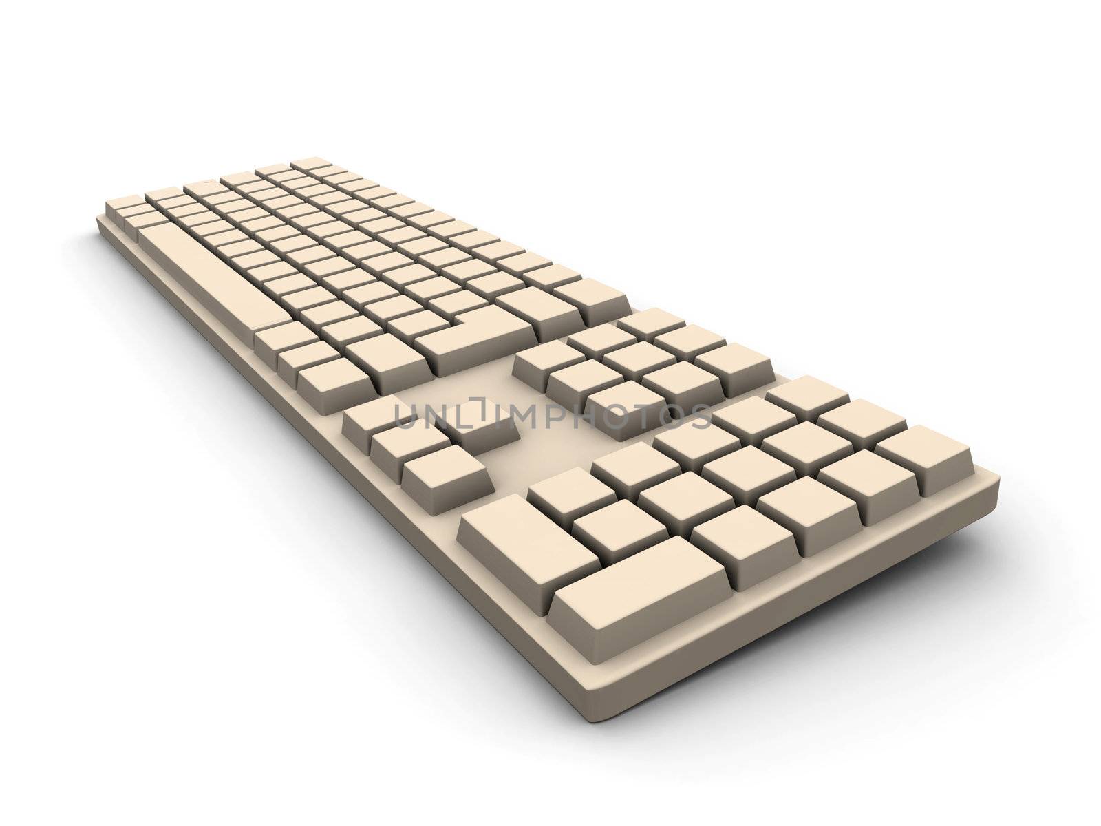 Keyboard - beige by Spectral