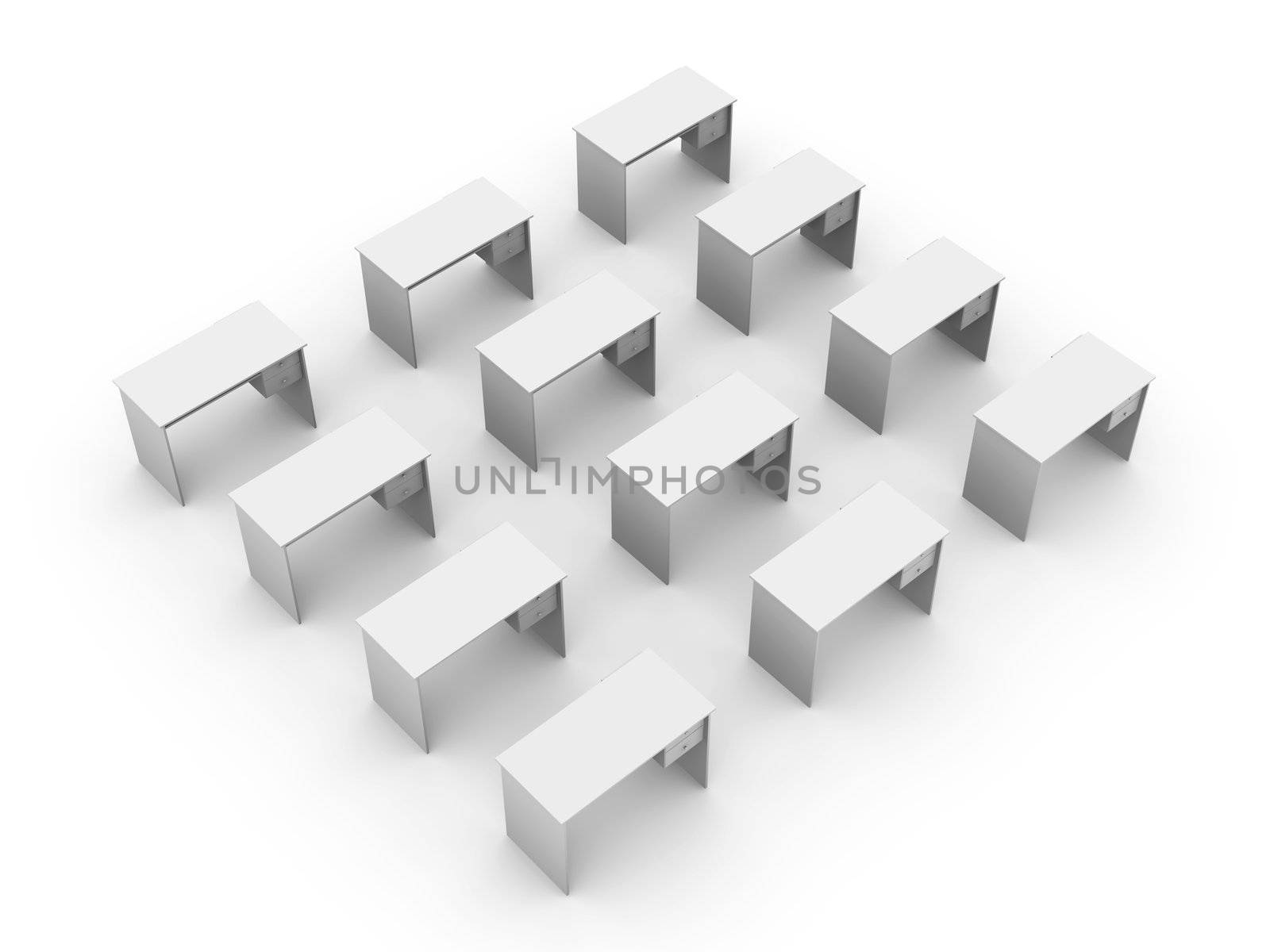 3D Illustration. Isolated on white.