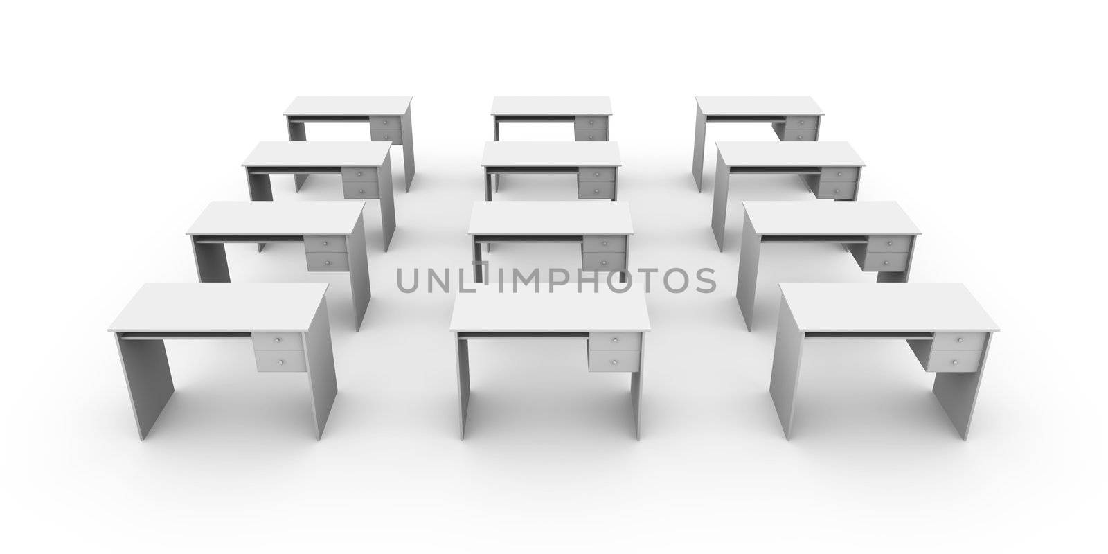 3D Illustration. Isolated on white.