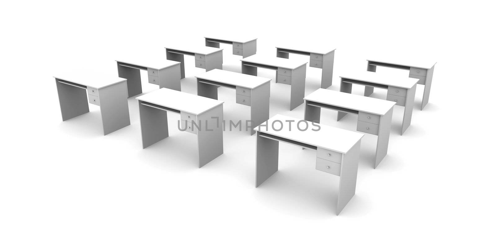 3D Illustration. Isolated on white.