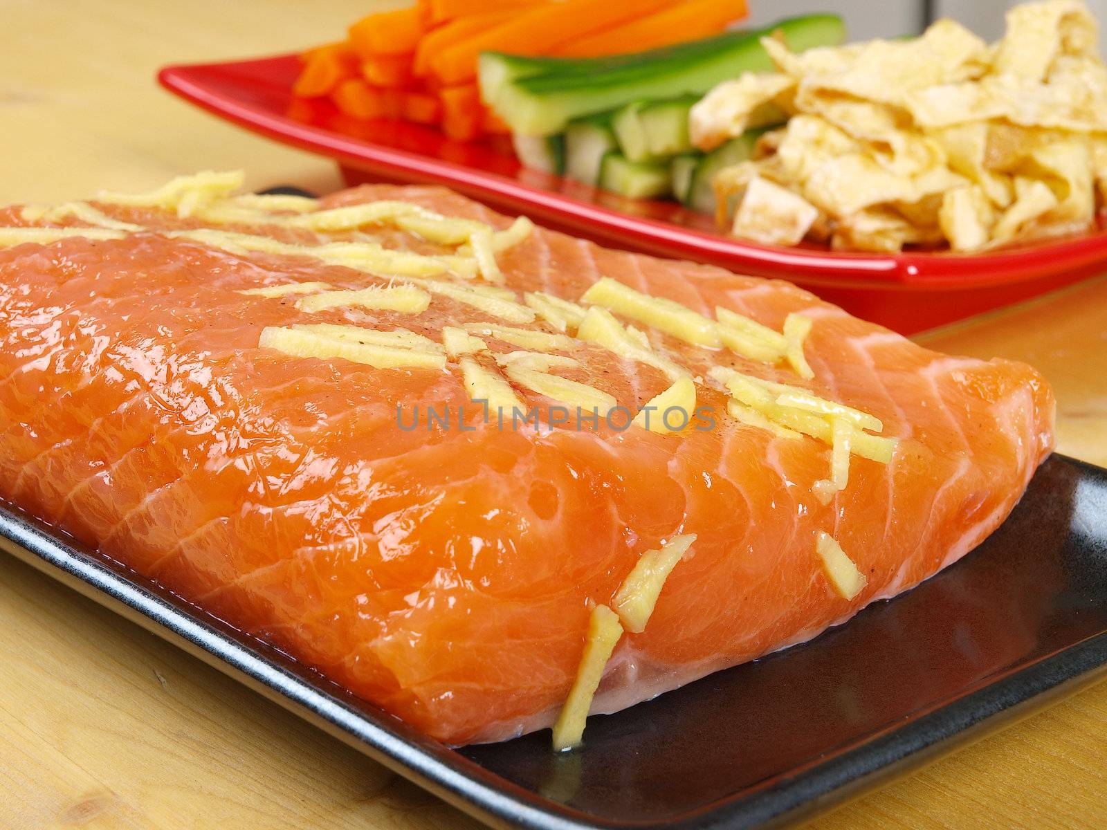 Marinated Norwegian Salmon by dotweb