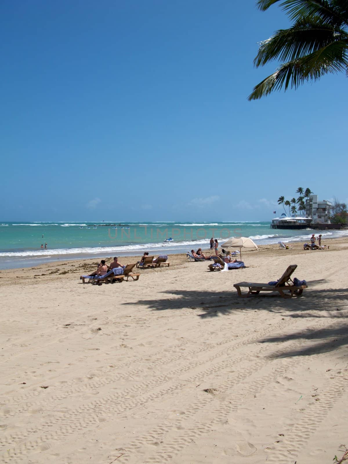 Isla Verde Beach in San juan Puerto Rico