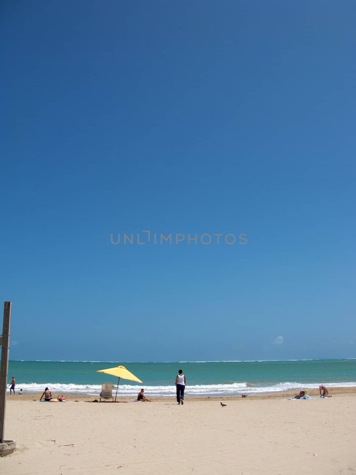 Isla Verde Beach in San Juan by jedphoto