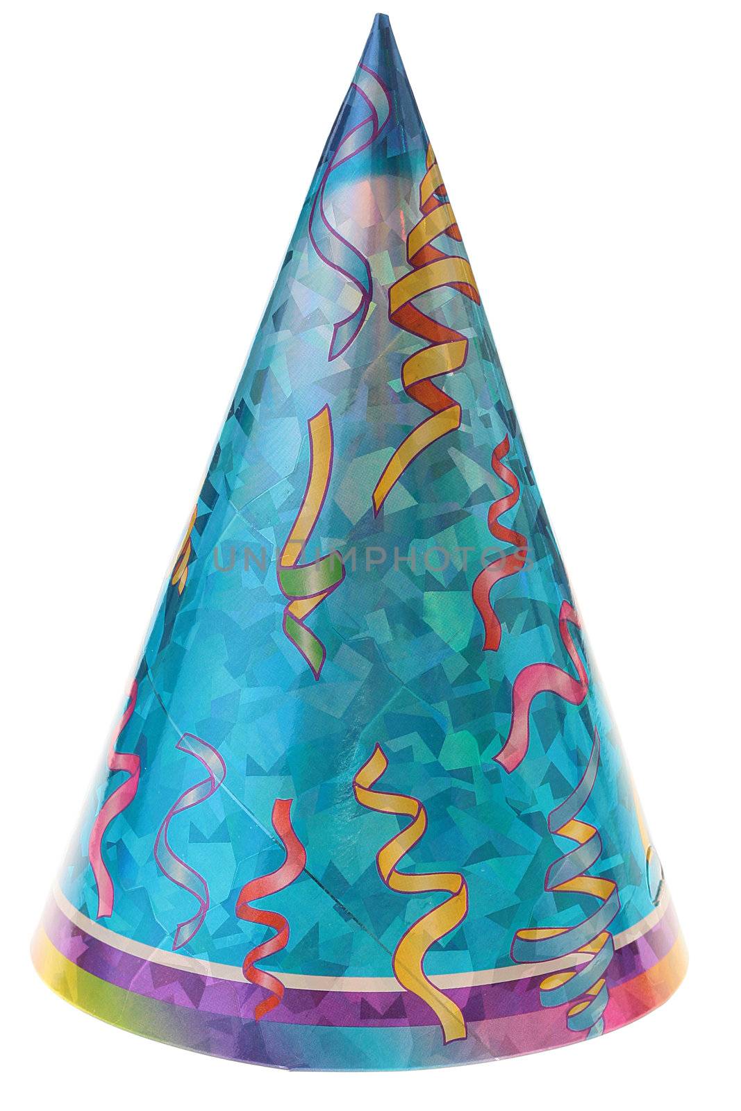 Hat in the form of a cap for celebrating of various events including birthdays.