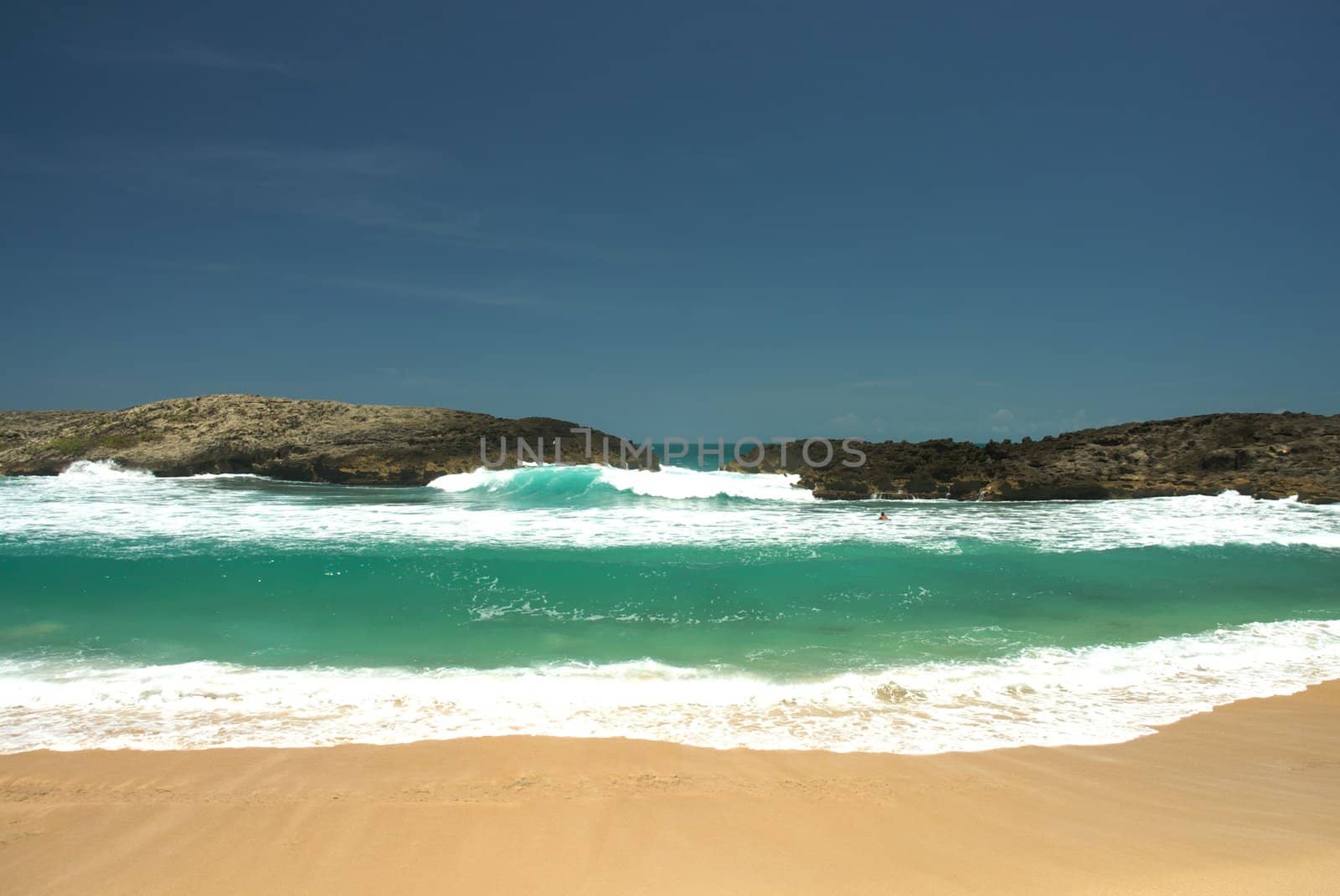 Mar Chiquita Cove & Cueva de las Golondrianas in Puerto Rico by jedphoto