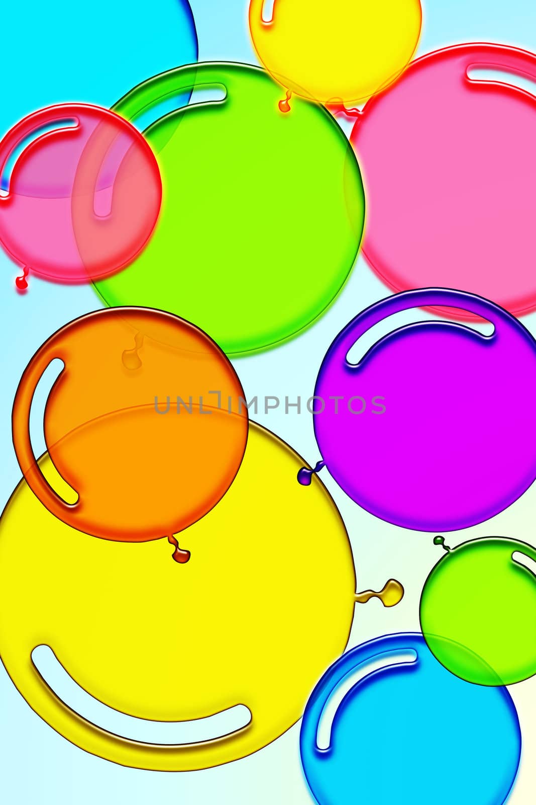 colorful balloons by weknow