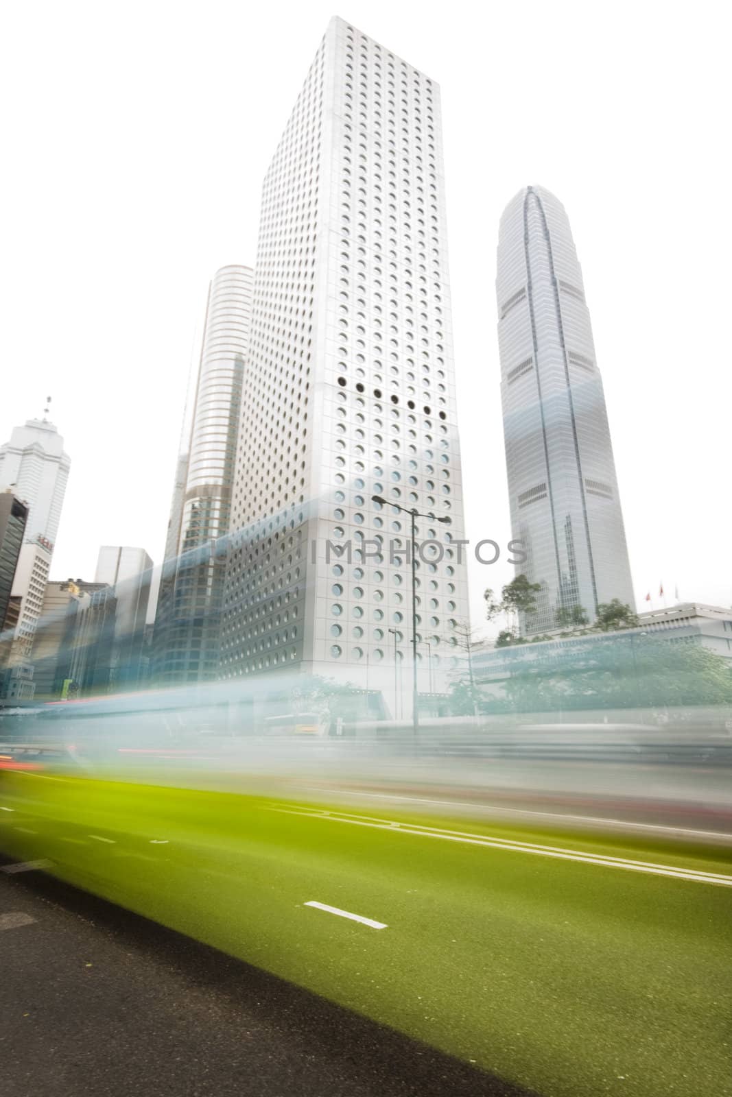 it is traffic through downtown in HongKong
