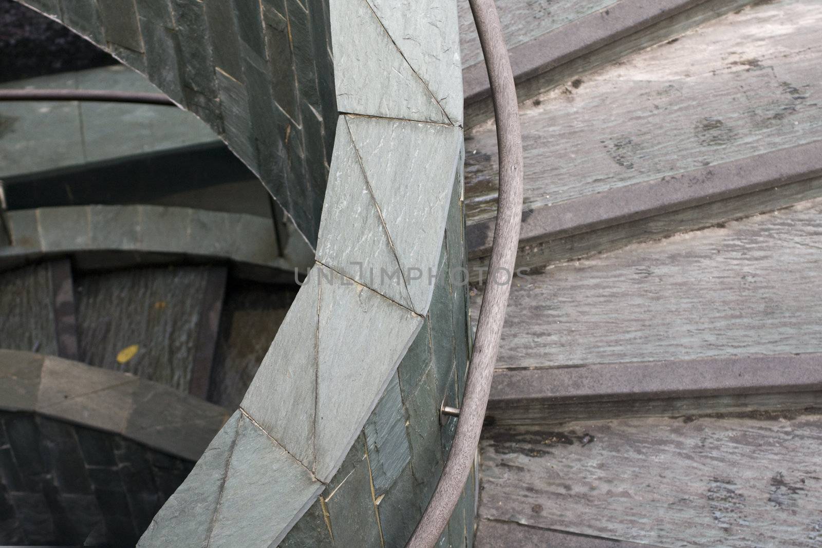 it is a spiral stair in hong kong