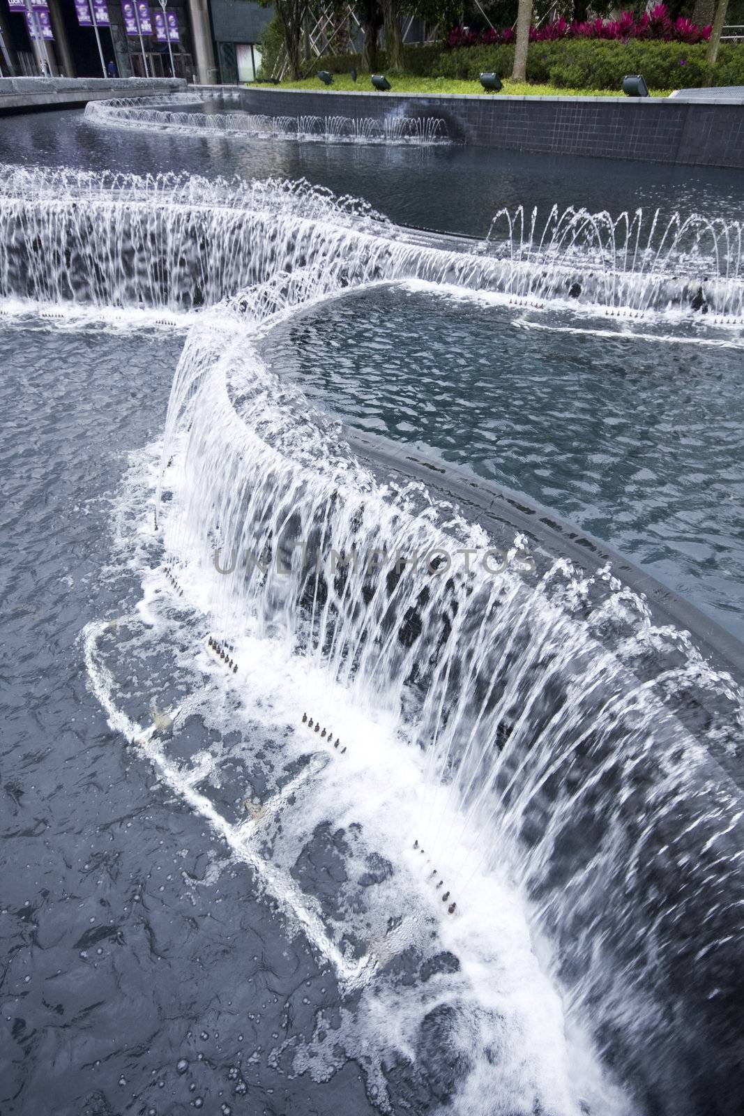 it is a shot of  fountain in macau