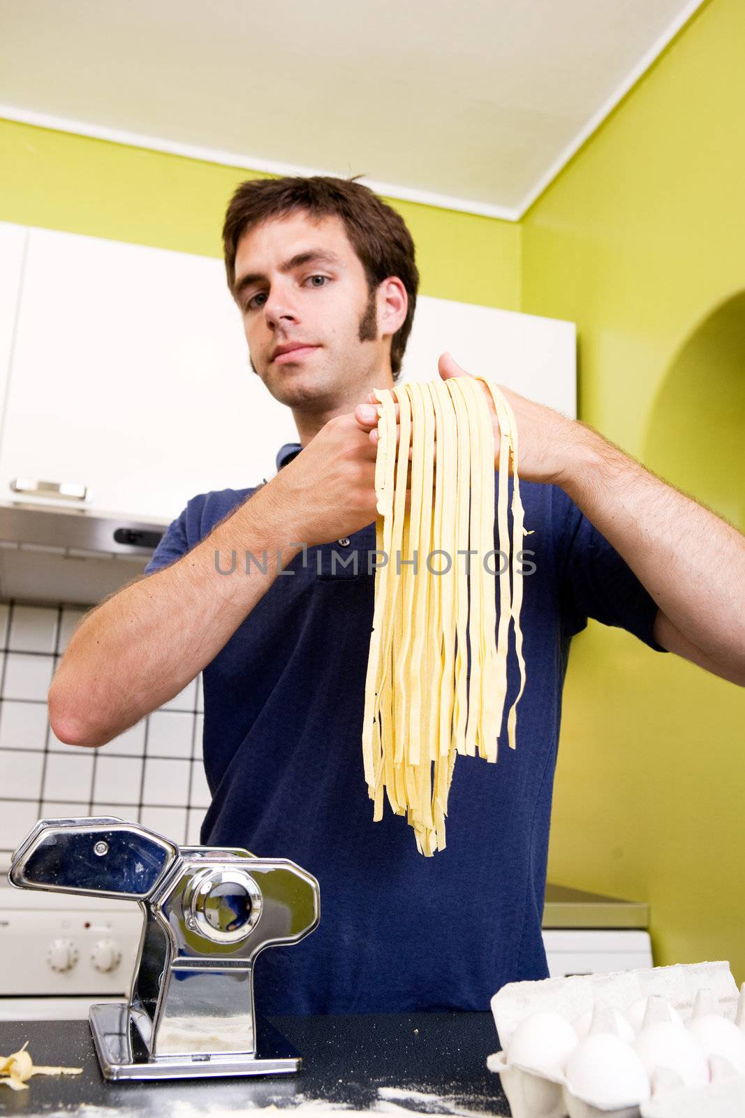 Proud Homemade Fettuccine Chef by leaf