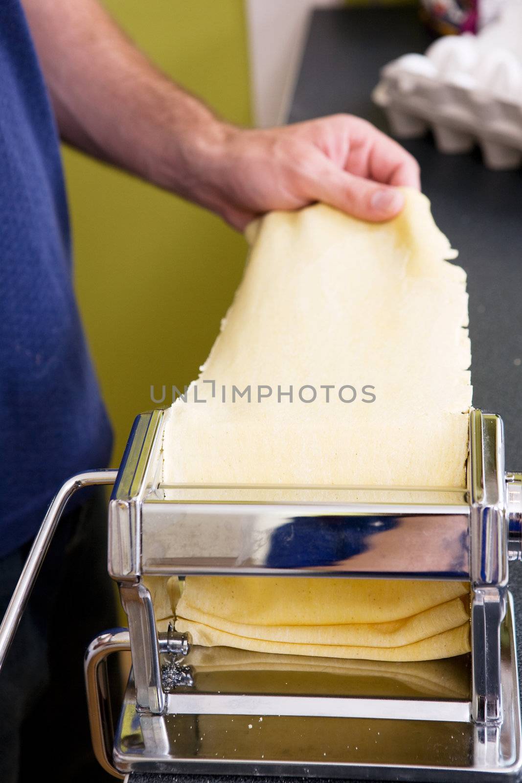 Rolling Pasta Detail by leaf