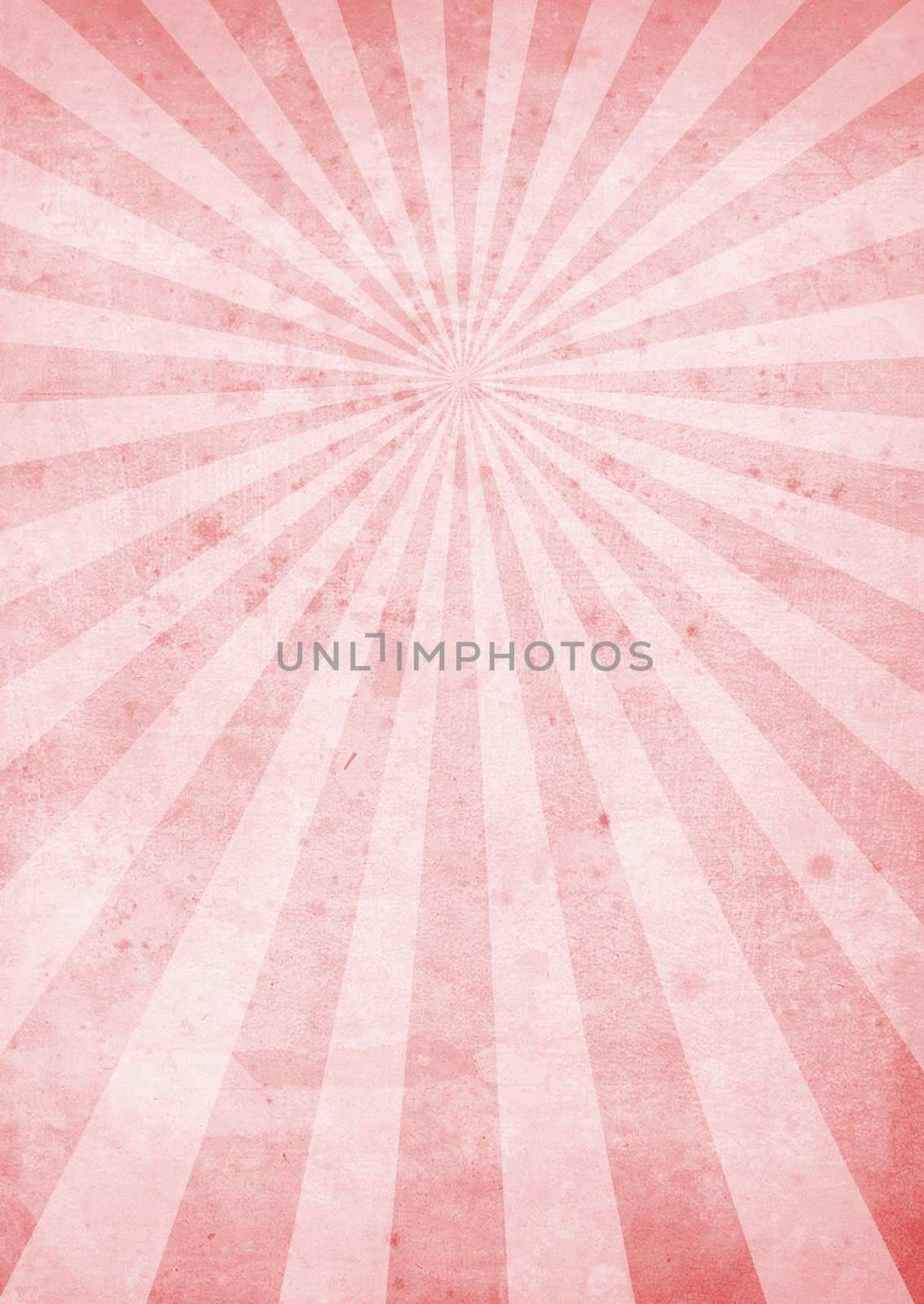 red and pink radiating background with a weathered look